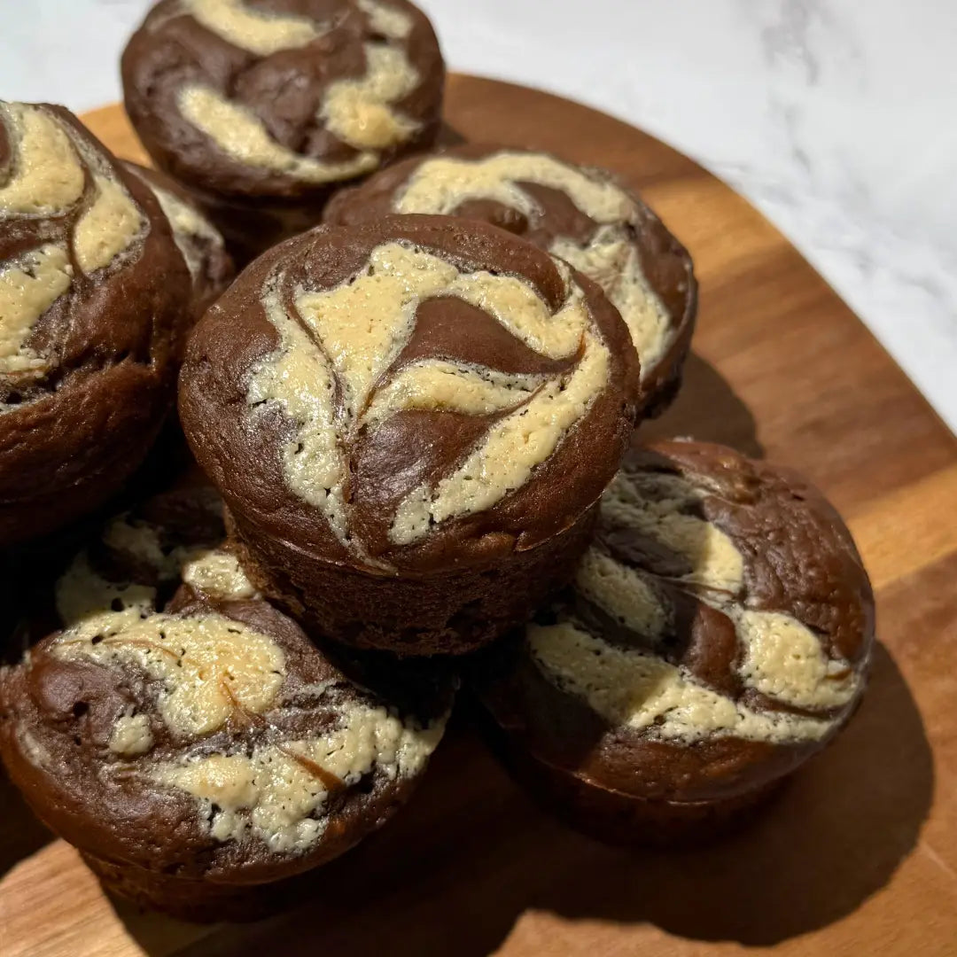 Chocolate Banana Protein Muffins | High Protein Baking Recipe