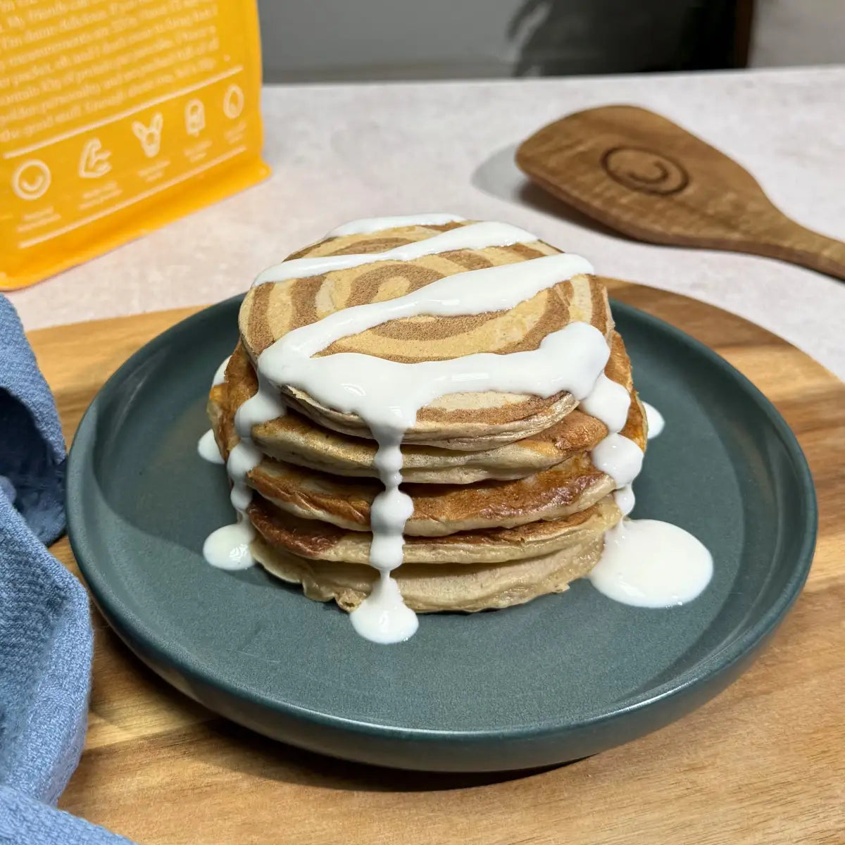 Cinnamon Roll Pancakes