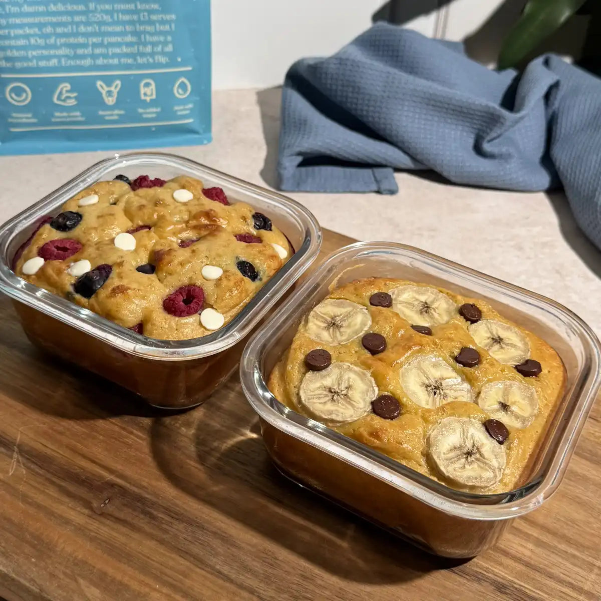 Protein Pancake Bowls 2 Ways | High Protein Breakfast Recipe